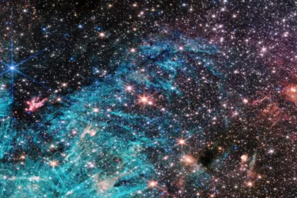 The core of the Milky Way is revealed by NASA's James Webb Space Telescope, showcasing 500,000 stars illuminating the Sagittarius C region. (Image credit: https://www.nasa.gov/missions/webb)