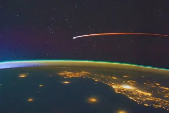Satellite Falling to Earth (AI Generated Image)
